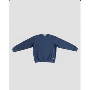 Marine Layer Womens Raglan Crewneck Pullover Blue Size Medium Spring 2021 Comfy